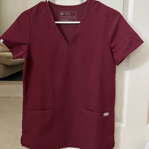 FIGS Casma XXS in Burgundy